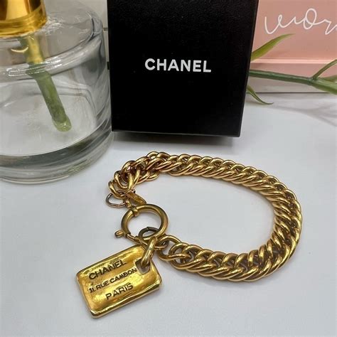 chanel vintage 24k gold